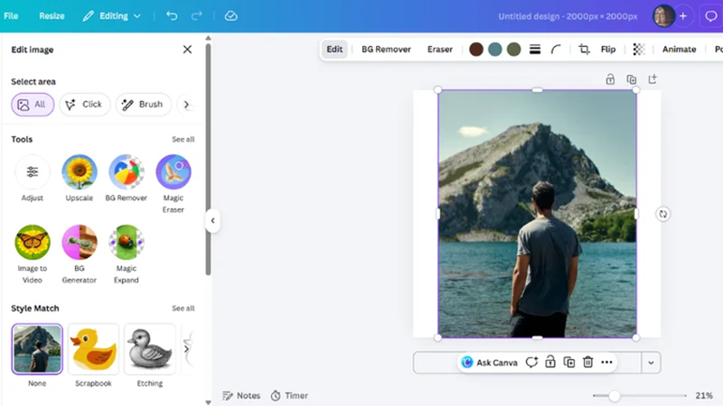 magic expand canva