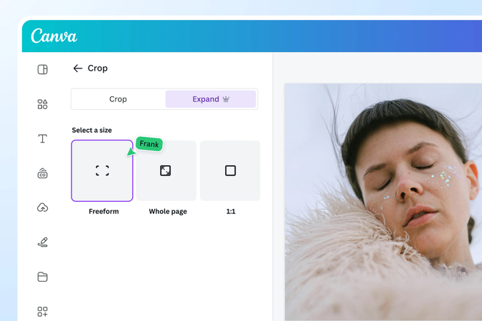 canva magic expand ai image extender in design editor