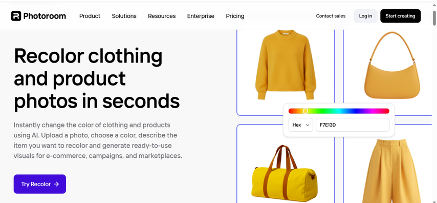 تغيير لون الثياب