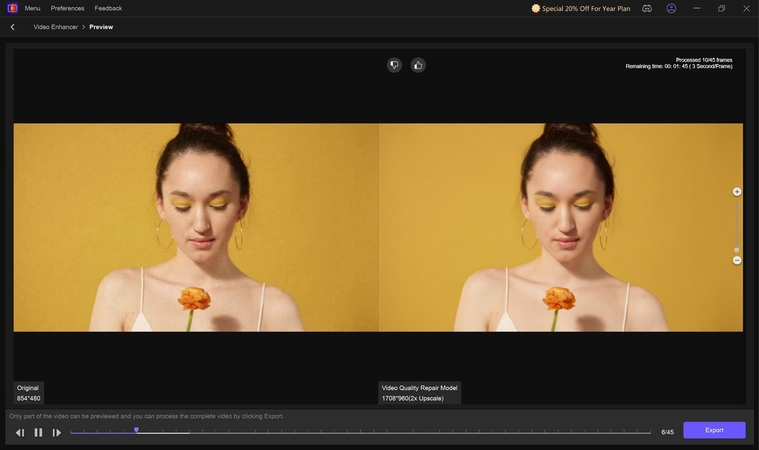 formato de vídeo melhorado youtube fotorpea