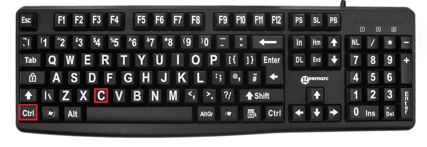 copy text from pdf manually