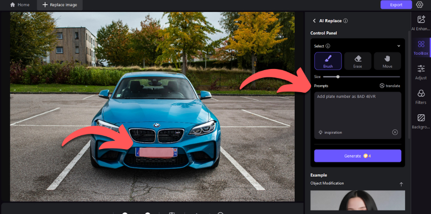editing car photos hitpaw fotorpea