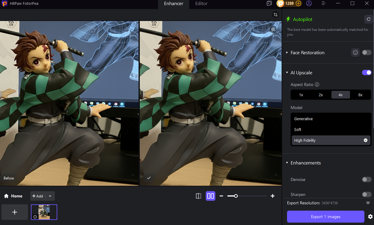 select AI model
