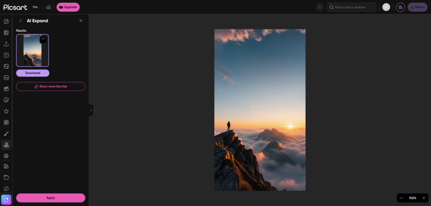extend images in picsart image extender
