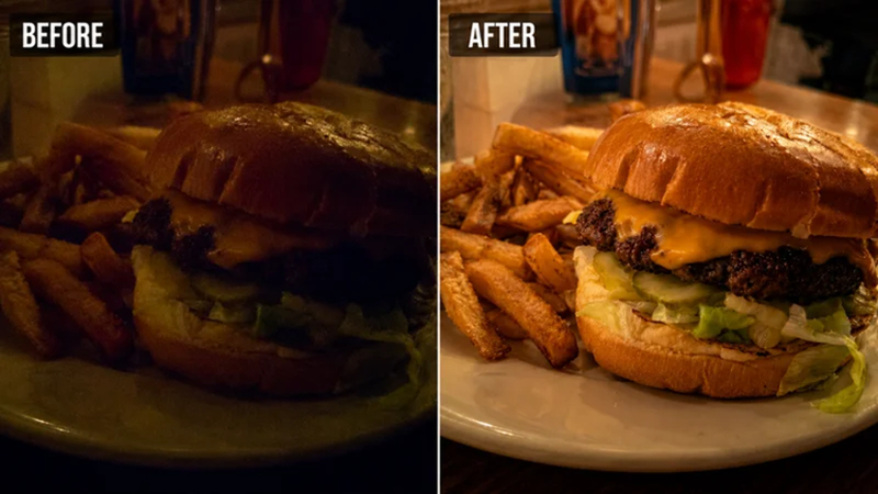 dark food picture enhanced with hitpawfotorpea