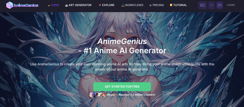 anime genius #1 anime ai generator online