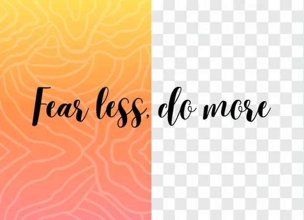 remover o fundo ajuda a eliminar a desordem do texto