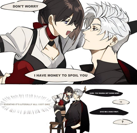 love and deepspace characters fan storybook comic art