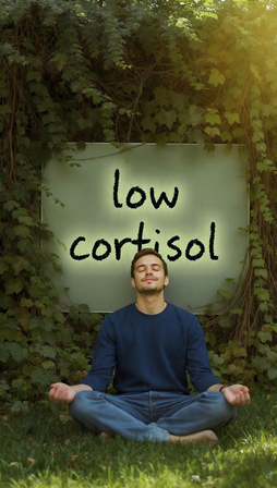 low cortisol meme