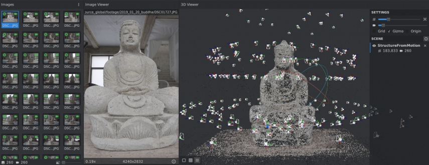 high-quality 3d modeling with meshroom photogrammetry