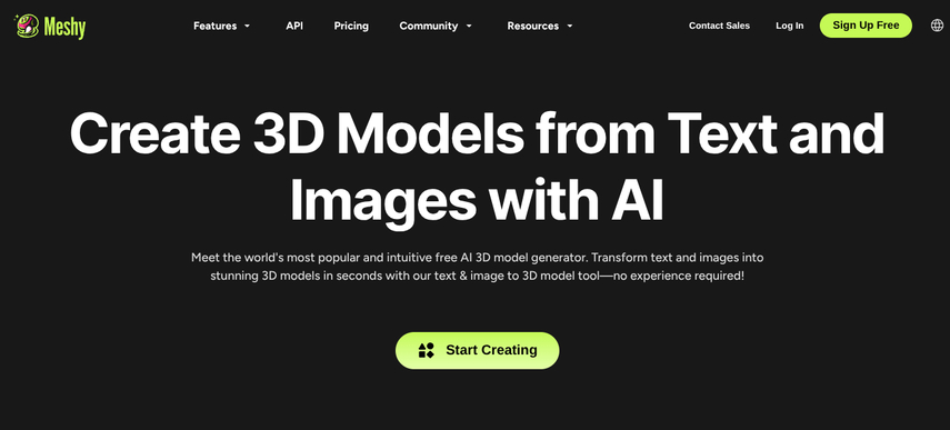 ai text-to-3d modeling with meshy.ai