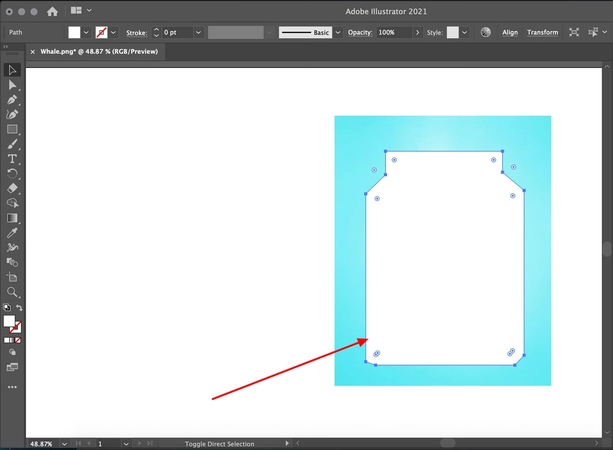 crop image in illustrator opacity mask