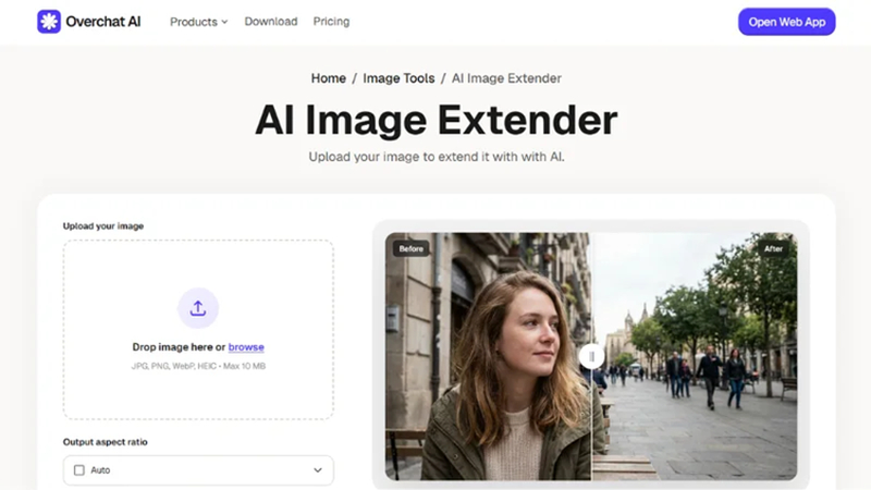 overchat ai image extender