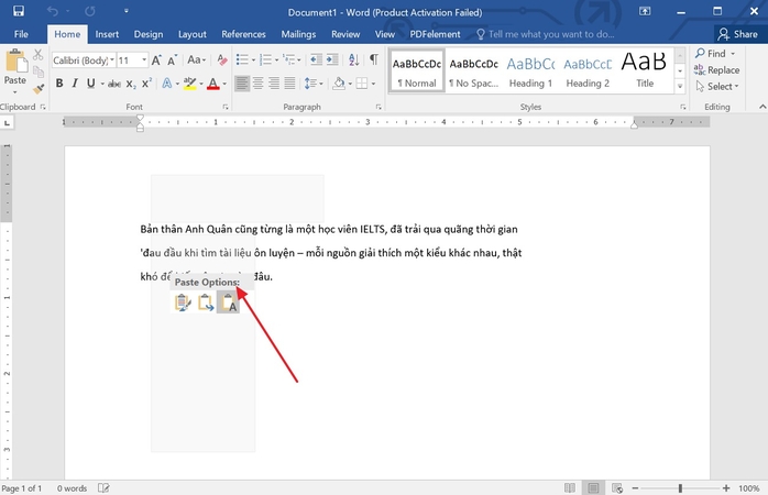copy paste text from pdf word