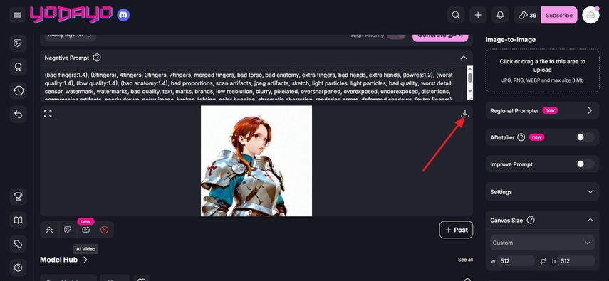 download yodayo ai art generator