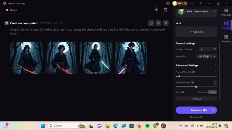 preview the image and save it