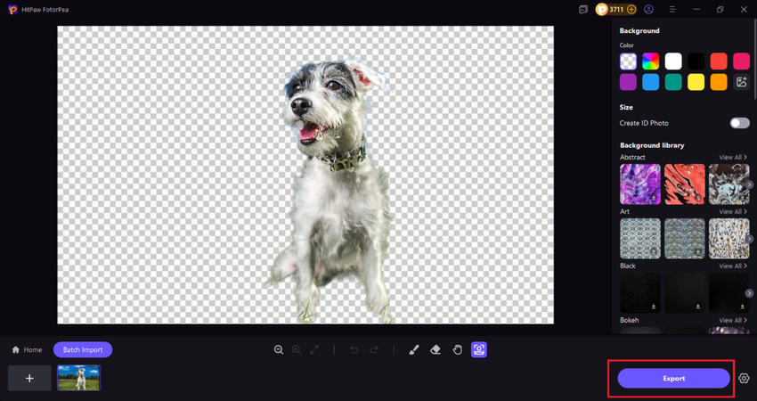 preview and download the photo