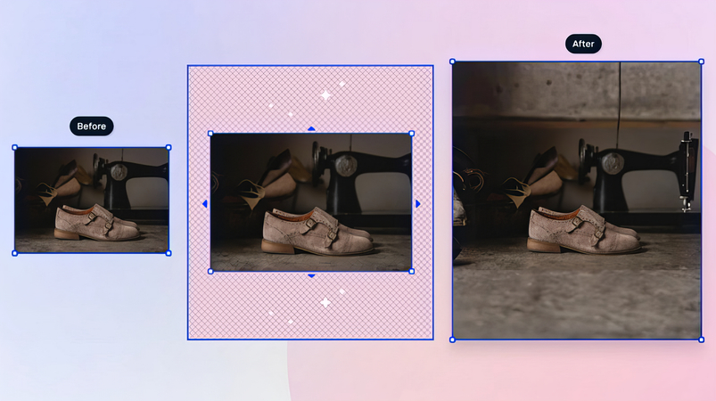Product Photography AI Outpainting