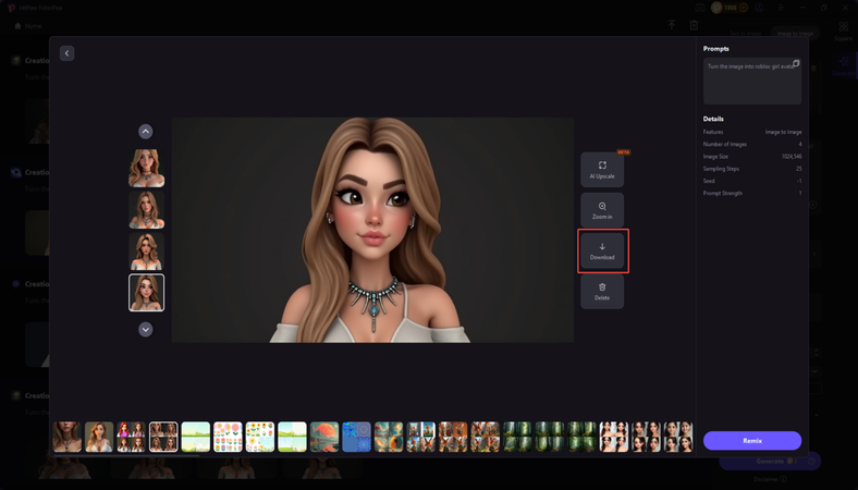 Roblox avatar girl