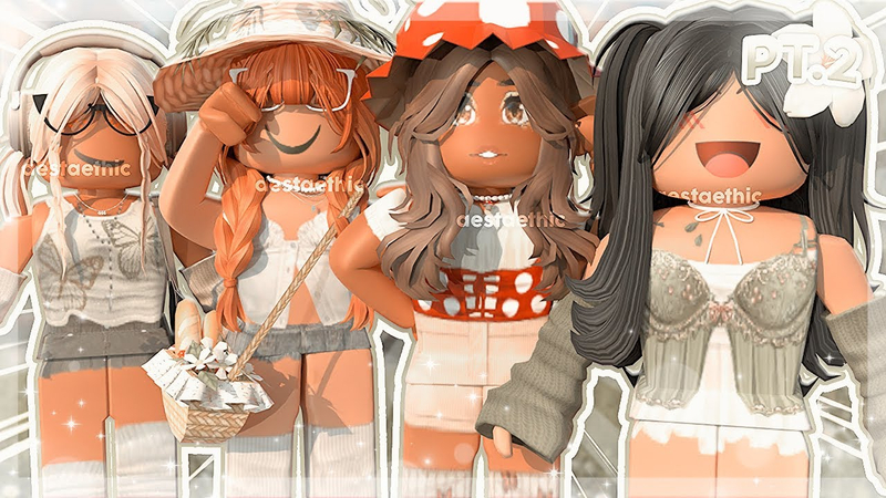 Roblox avatar girl red outfit