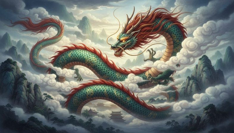HitPaw FotorPea, Adobe Firefly, and Canva's Chinese dragon outputs shown side by side (Monica screenshot not provided by the writer)