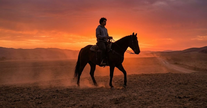 slow walk low angle power riding horse aura farming image