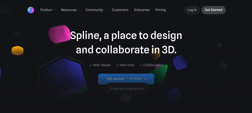 ai powered 3d design and modeling with spline