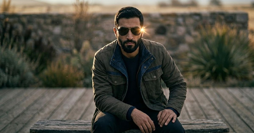 sunglasses shadow mystery aura farming portrait
