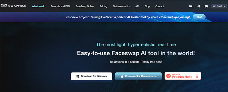 macos face swap demo