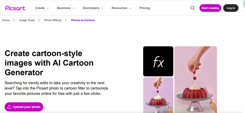 Toongineer Cartoonizer with Picsart AI Avatar