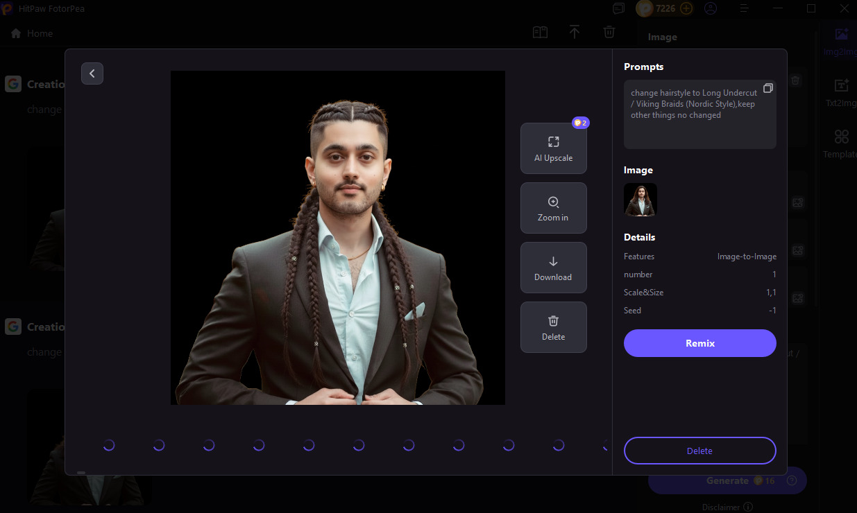 try on mens long hair with fotorpea