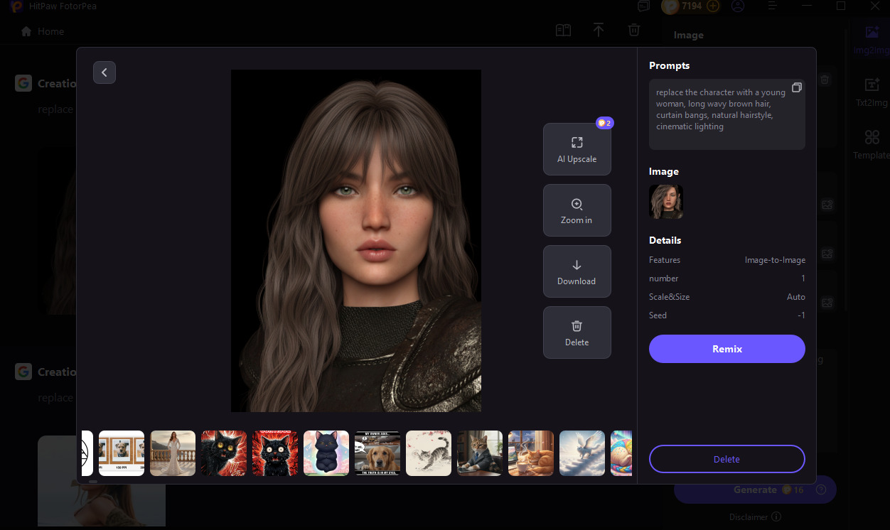 try on prom hairstyle with fotorpea