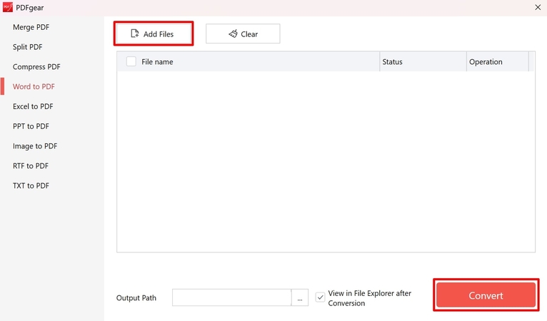convert to pdf pdfgear