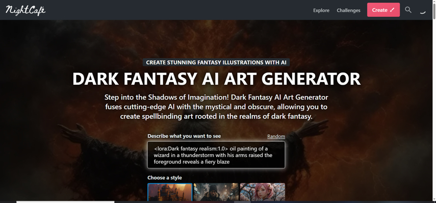 ai dark fantasy
