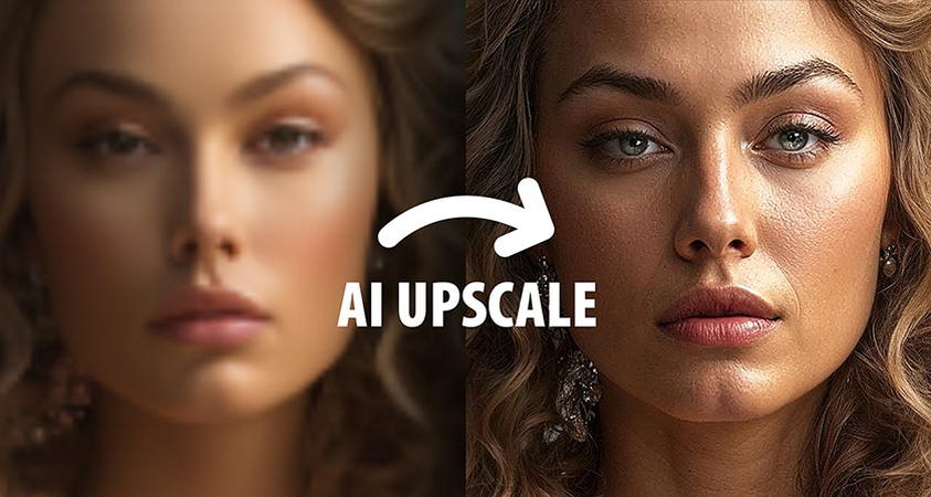 ai image upscaler to upscale images and increase image resolution