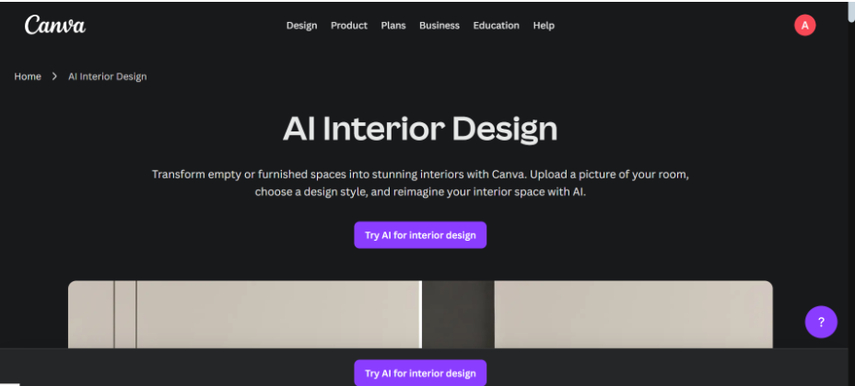 ai private jet interior canva ai