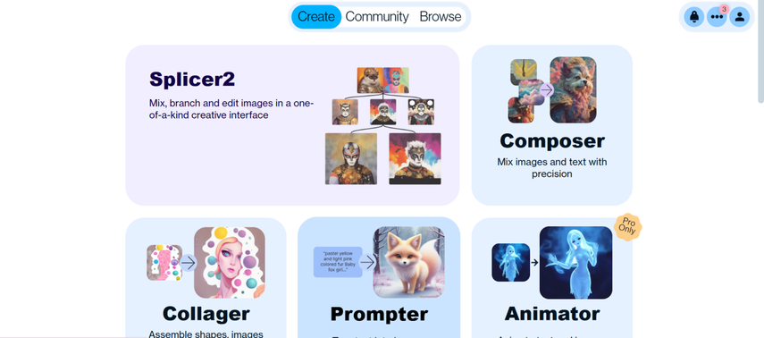 ai relaxation emagine generator artbreeder