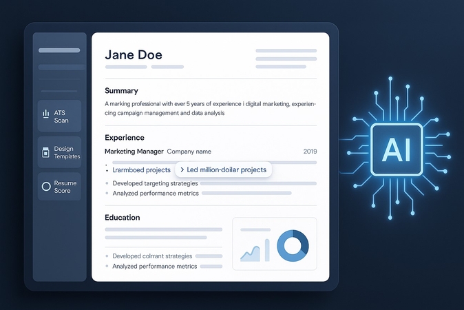 make new resume with ai get job