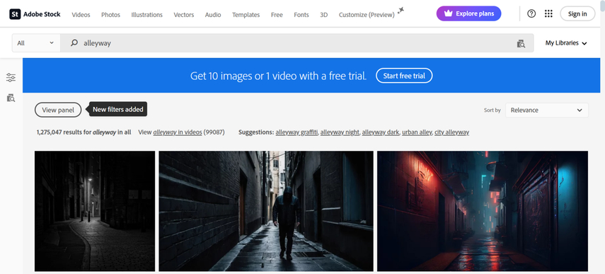 alley background ai adobe stock