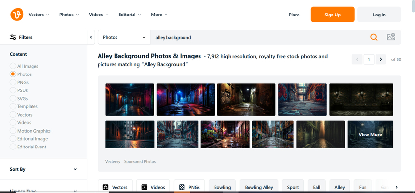 alley background ai vecteezy