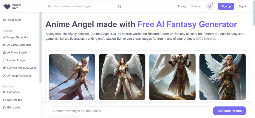 angel anime