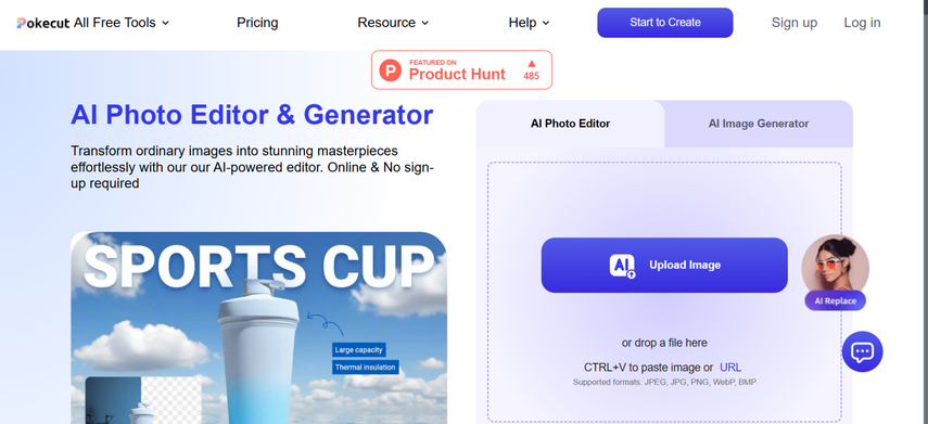 beardless filter online with pokecut