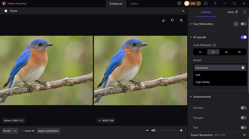 Before and After Sharpness Comparison