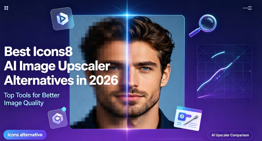 Icons8 AI Image Upscaler alternatives 2026