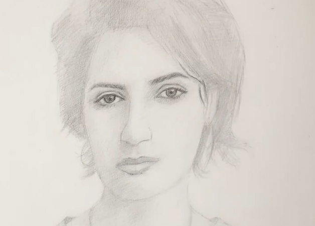 change photo to sketch through blending
