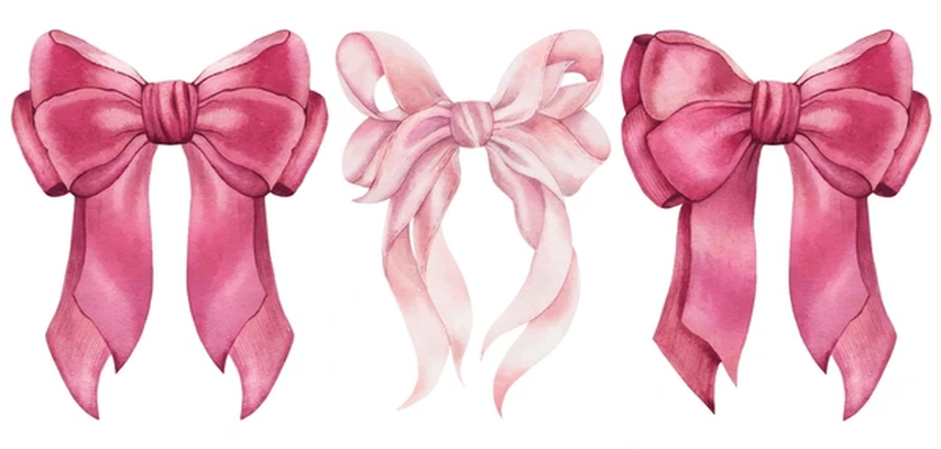 blue bows background