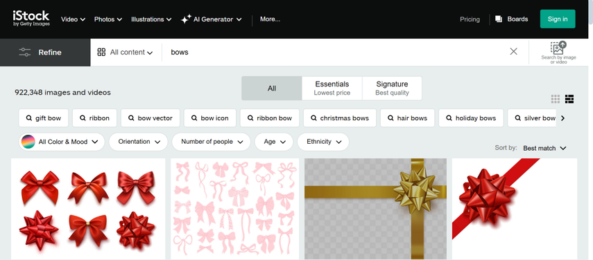 bows background