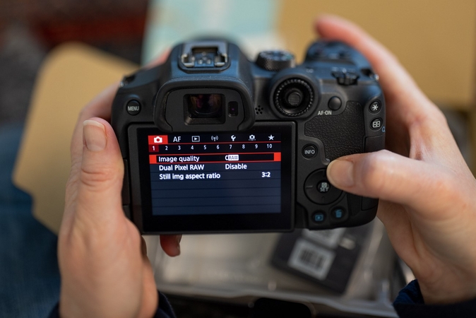 adjust settings for photography
