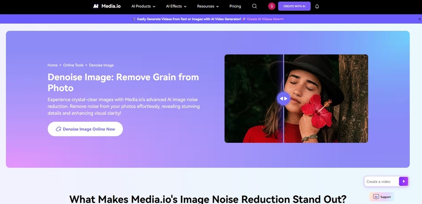 improve image using media.io