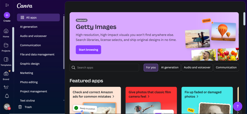 canva ai interior styler